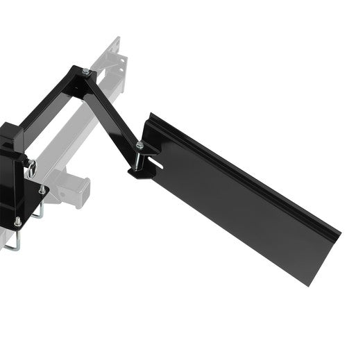 DURAFORCE For Grilling Universal Powder Coated Black Bumper-Mounted Swing Arm Assembly