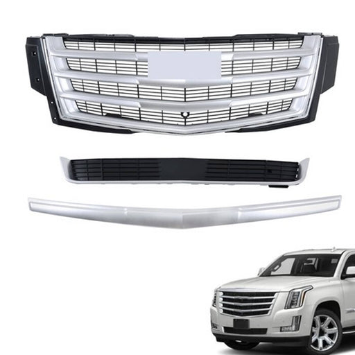 DURAFORCE New Bumper Grille Hood Molding Lower Front For Cadillac Escalade 15-20 Plastic