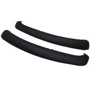 DURAFORCE For 2012 2013 2014 Ford Focus Black Plastic Lower Bumper Valence Trim Pair BOTH