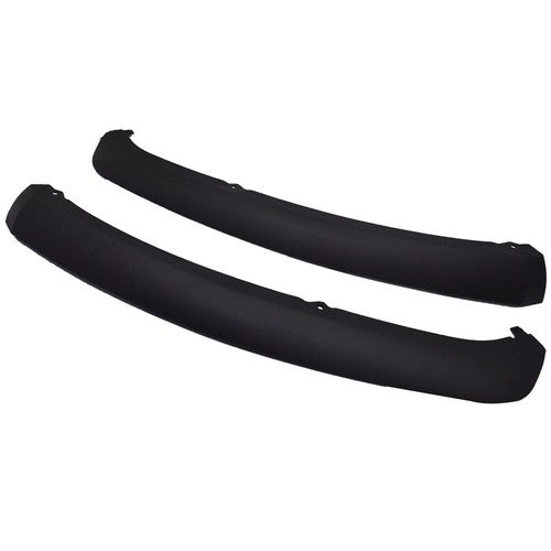 DURAFORCE For 2012 2013 2014 Ford Focus Black Plastic Lower Bumper Valence Trim Pair BOTH