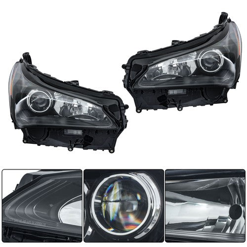 DURAFORCE LED+Halogen w/Sport Pkg For 2015-2017 Lexus NX200t Headlights Passenger+Driver
