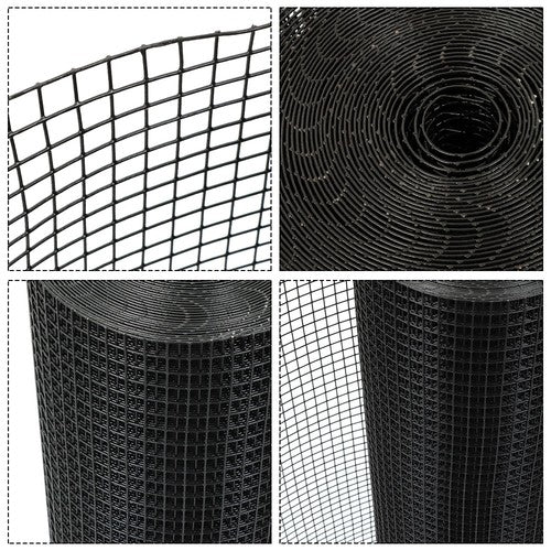 DURAFORCE 1.2*1.2in 36in*50ft Hardware Cloth Chicken Wire Fence Vinyl Coated Welded Mesh