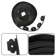 DURAFORCE L-shaped Landscape Edging Border Kit 40 FT No-Dig Garden Edge Lawn Border