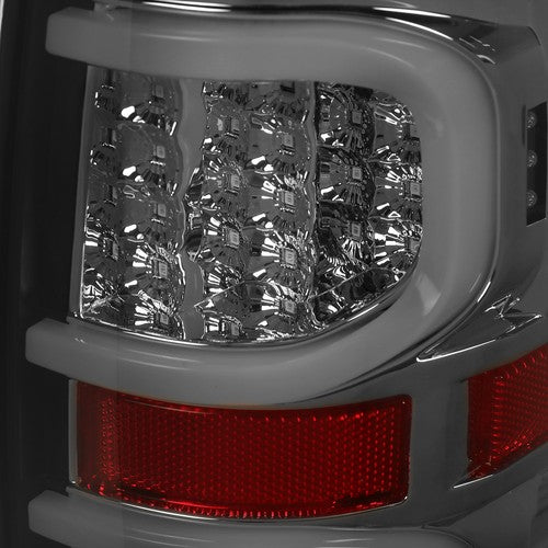 Smoke Black Led Tail Lights Brake Lamps Passenger Driver For Ford F150 2009-2014
