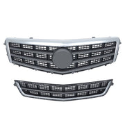 DURAFORCE For Cadillac ATS 2013-2014 2Pcs Front Upper Bumper Grille + Lower Grille Plastic