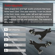 DURAFORCE NEW 12Pc Complete Front Control Arms Ball Joints Tie Rod End For Bucik Chevy GMC