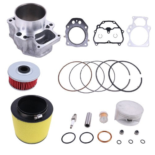 DURAFORCE Top End Kit Cylinder Piston Gasket for Honda TRX500 Foreman Pioneer Rubicon 500