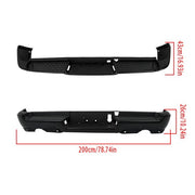 DURAFORCE For RAM 1500 2019-2022 w/ Park & Dual Exhst Metal Rear Bumper For Automobile NEW