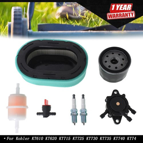 DURAFORCE KT735 KT740 KT745 Air Oil Filter Kit For Kohler KT610 KT620 KT715 KT725 KT730