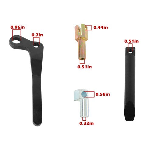 DURAFORCE LH & RH Lever Kit For Bobcat 653 743 751 753 Bob-Tach Loader #6724775 #6724776
