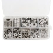 DURAFORCE Flat Washer 304 Stainless Steel Washers Assortment Set Value Kit 600 Pieces Set
