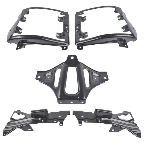 DURAFORCE Front Bumper Support & Mount Bracket Set for Chevy Silverado 1500 Pickup 2016-18