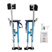 DURAFORCE Painting Stilt 36" - 48" Drywall Stilts Adjustable Aluminum Alloy Tool Blue