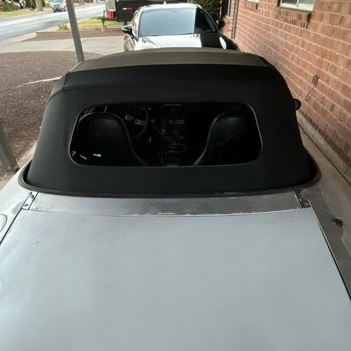 DURAFORCE Black Convertible Soft Top w/Heated Glass Window For Mazda Miata 1990-2005 99-05