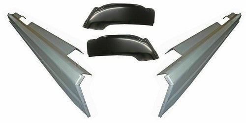 DURAFORCE For 99-07 Chevy Silverado GMC Sierra Crew Cab Corners & Inner Outer Rocker Panel