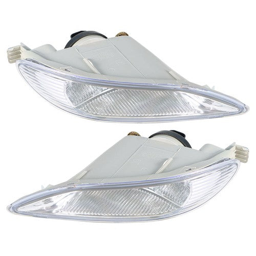 DURAFORCE Red Tail Light Right+Pair Fog Lights Chrome Housing For Toyota Camry 2002-2004