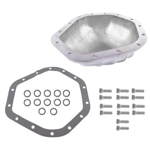 DURAFORCE Rear Differential Cover for 1973-1995 GM / Chevy 10.5" 14 Bolt Polished Aluminum