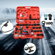DURAFORCE 33pcs Universal Radiator Pressure Tester & Vacuum Cooling System Tool Refill Kit