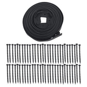 DURAFORCE No-Dig Garden Edge 40 FT Lawn Border L-shaped Landscape Edging Border Kit