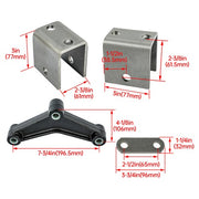 DURAFORCE For Double Eye Springs Tandem Axle Suspension Trailer Leaf Spring Equalizer Kit