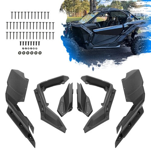 DURAFORCE Extended Fender Flares Kit for Can Am Maverick X3 MAX Turbo R RR 2017-2025