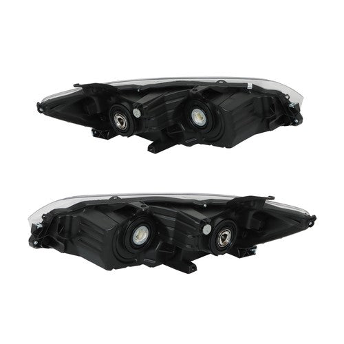 DURAFORCE Pair Projector Headlights Headlamps Assembly For Toyota Camry 2015-2017 LH+RH