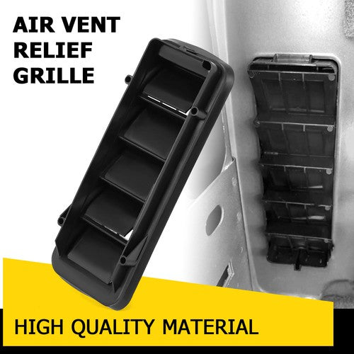 DURAFORCE Back Panel Air Vent Grille Relief for 1999-2021 Chevy Silverado GMC Sierra