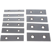 DURAFORCE 0. 001" 1/8 x 4" 10 Pair Precision Parallel Set Hardened Steel In Case