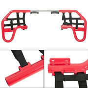 DURAFORCE Aluminum Nerf Bars Red Bar Black Nets For 2020-24 Honda TRX 250EX 250X Pair set