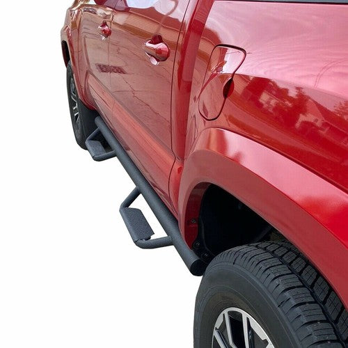 Running Boards For Toyota Tacoma 2005-2023 Double Cab Black Side Steps Nerf Bar