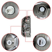 DURAFORCE Taillights Rear RH/Passenger For 2014-2020 Toyota Tundra Brake Tail Light Chrome