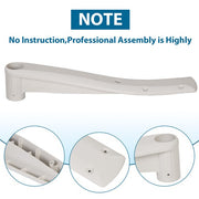 DURAFORCE New White PP Deck Support For Above Ground Swimming Pool Step