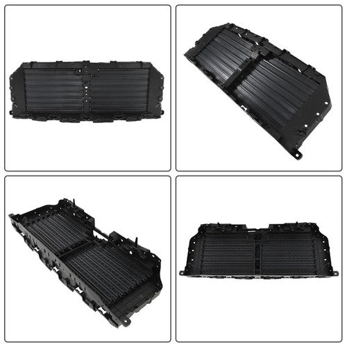DURAFORCE Radiator Upper+Lower Grille Shutter W/O Motor For Ford 21-22 F-150 ML3Z-8475-A
