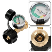 DURAFORCE 4-PCS QCC1 Inflation Joint Gas Tank Copper Converter Head POL Joint Propane