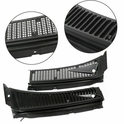 Windshield Wiper Vent Cowl Screen Cover Grille Panel For Ford F250 F350 99 07