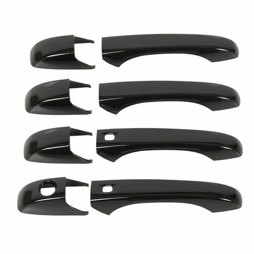 Glossy Black Door Handle Cover Set For Jeep Grand Cherokee Dodge Durango 2011 Plus