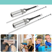 DURAFORCE 7 Pcs Woodworking Square Hole Mortise Drill Bit High Speed Steel Chisel Bit