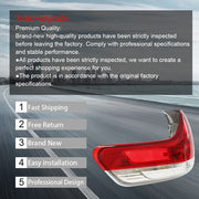 DURAFORCE Driver LH Side Outer Tail Light Lamp Replace Halogen For 2011-2014 Toyota Sienna
