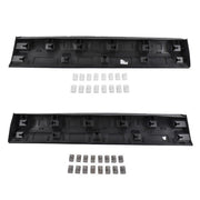 DURAFORCE Pair Rear Lower Door Trim Molding Black for Cadillac XT5 2017-2025 Left & Right