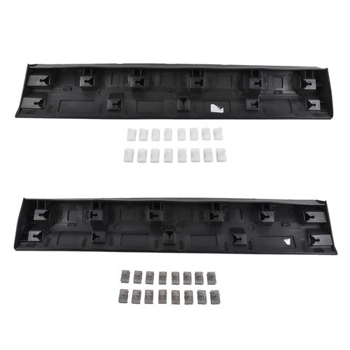 DURAFORCE Pair Rear Lower Door Trim Molding Black for Cadillac XT5 2017-2025 Left & Right