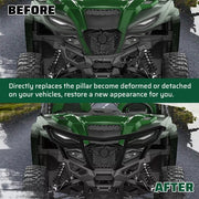 DURAFORCE BLACK FRONT BRUSH GUARD BUMPER FOR YAMAHA WOLVERINE RMAX2 / RMAX4 1000 21-24