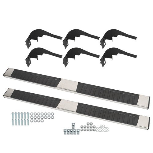 DURAFORCE Suit For RAM 1500 Crew Cab 2009-2018 Running Boards Side Steps Left+Right Side