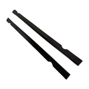 DURAFORCE Carbon Fiber Side Skirts Extension Pair for Volkswagen GOLF 7 R VII MK7 2013-16