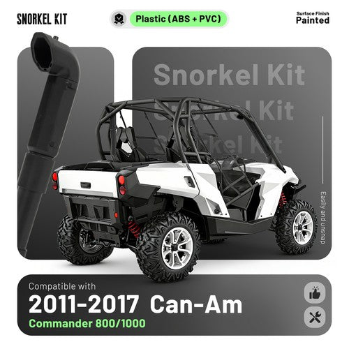 Riser Snorkel Kit With Install Kit for Can Am Commander 800 DPS 1000 XT UTV 2011 2017
