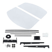 DURAFORCE 2" x 2" or 2" x 3" ROPS Tuff Top Tractor Canopy 52" X 52" White For John Deere