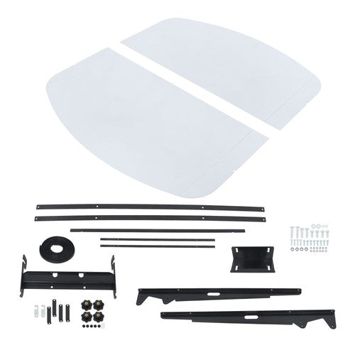DURAFORCE 2" x 2" or 2" x 3" ROPS Tuff Top Tractor Canopy 52" X 52" White For John Deere