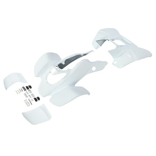 White Front and Rear Fender Kit for Honda TRX 400EX TRX400EX 2005-2007 ABS