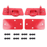 DURAFORCE G70 Forged Steel Plate 3/8" Grab Hook with Backplate and D-Ring 15000 lbs 1Pair