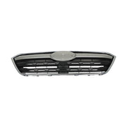 DURAFORCE Front Bumper Upper Grille ABS Plastic Chrome Black For Subaru Outback 2020-2022