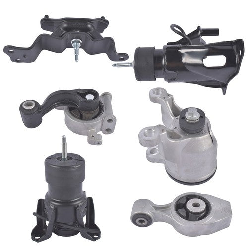 DURAFORCE Engine Mounts & Transmission Mount Set 6Pcs for Infiniti JX35 QX60 Nissan Murano